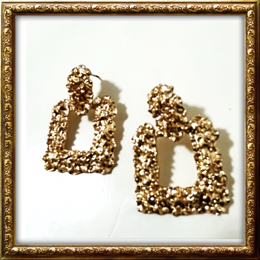 Large statement earrings